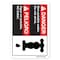 Signmission ANSI Danger, Decal, 5" x 3.5", Landscape, Danger Non-Potable Water Do Not Drink (Bilingual Spanish) OS-DS-D-35-L-19833 - alternate 1